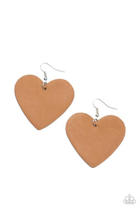 Country Crush | Paparazzi Brown Earrings