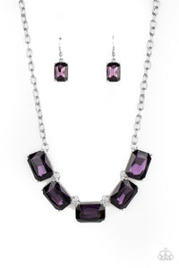 Deep Freeze Diva | Paparazzi Purple Necklace - BlingbyAshleyNicole